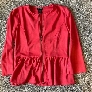 Stoosh Orange Sleeve Top Blouse size s